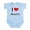 Sky Blue, variant on CafePress - I Heart Abuelito Infant Bodysuit - Baby Light Bodysuit, Size Newborn - 24 Months