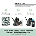 Merkury Smart 1080P Smart Outdoor Security Camera Weatherproof, Night