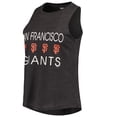 thumbnail image 2 of Women's Concepts Sport Orange/Black San Francisco Giants Meter Muscle Tank Top & Pants Sleep Set, 2 of 5