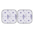 thumbnail image 7 of Kll Bouquet And Lavender Flowers Windshield Sun Shade 2-Piece Foldable Car Front Window Sunshade For Most Sedans Suv Truck- Small, 7 of 7