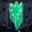Green Ghost, variant on Ayieyill Halloween Ghost Decor with Blue LED Light, 47” Light up Hanging Ghost Halloween Yard Porch Decorations Outdoor