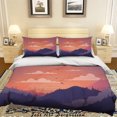 thumbnail image 2 of 3D Sunset Sky Cloud Mountain Quilt Cover Set Ropa de Cama Set Funda Nórdica, 2 of 3