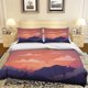 thumbnail image 2 of 3D Sunset Sky Cloud Mountain Quilt Cover Set Ropa de Cama Set Funda Nórdica, 2 of 3