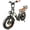 2033 Dual Drive - Black, variant on 20 in Electric Bicycle, 1200W 48V 15+15Ah Dual Battery With a Range Of 106 miles And a Speed Of 35 mph, Aluminum Alloy Frame, Hydraulic Brakes, 7-Speed Drivetrain, And Air Suspension Fork.