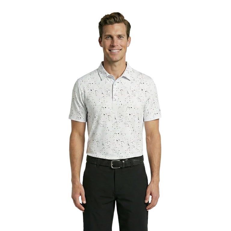 Birdie Bound Men's Splatter Print Golf Polo photo 2