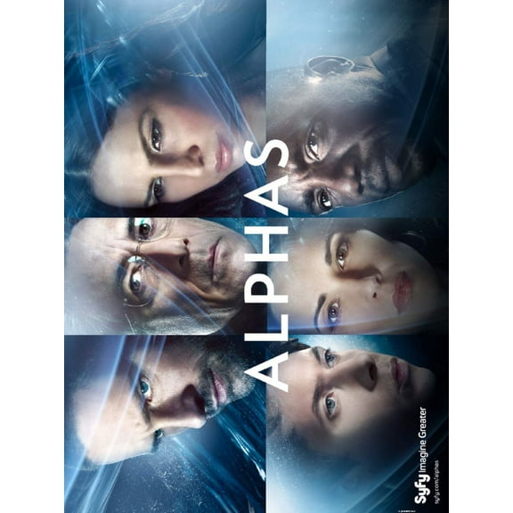 Alphas Poster 12x16 Art Print on Metal Sign 12in x 16in Multi-Color Square Adults Poster Time