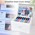 thumbnail image 3 of Mini Calendario Piano Escritorio 15 Teclas BT 2025 Adornos Periféricos Reproducibles Con 27 Tarjetas Musical Regalo para Fanáticos, 3 of 9