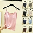 thumbnail image 6 of WTXUE Camisole Tops for Women Tank Top for Women Sleeveless Tops with Built in Bras Shelf Bra Padded Shirt 2024 Casual Tanks Loose Fit, Coffee Large, 6 of 6