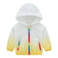 thumbnail image 4 of Kids Boys Girls Sun Tie Dye Sunscreen Hoodie Jacket Toddler Lightweight Summer Breathable Outwear,Size 3 Years-4 Years, 4 of 4