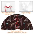 thumbnail image 4 of Sikiie Eiffel Tower 30-48 inches {designName} Print Christmas Tree Skirt Snowman Xmas Tree Skirt with Edge Christmas Decorations for Holiday Party36", 4 of 7