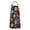 Skull and Flower, variant on Dreamcatcher and Owl Gothic Pattern Apron for Women with Pockets, Cotton Linen Waterproof Adjustable Apron for Kitchen Cooking Gardening BBQ Salon 33"x27"