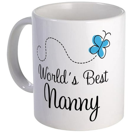 CafePress - Nanny (World's Best) Gift Mug - Unique Coffee Mug, Coffee Cup (Best Websites For Unique Gifts)