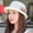 White, variant on Women's Hat Elegant Braided Edge Straw Hat, Summer Outdoor Sun Hat Sunshade-WE