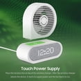 thumbnail image 4 of Ventilador HL 4 en 1/cargador inalámbrico/reloj de escritorio/dispositivo multifunción difusor de aroma, 4 of 8