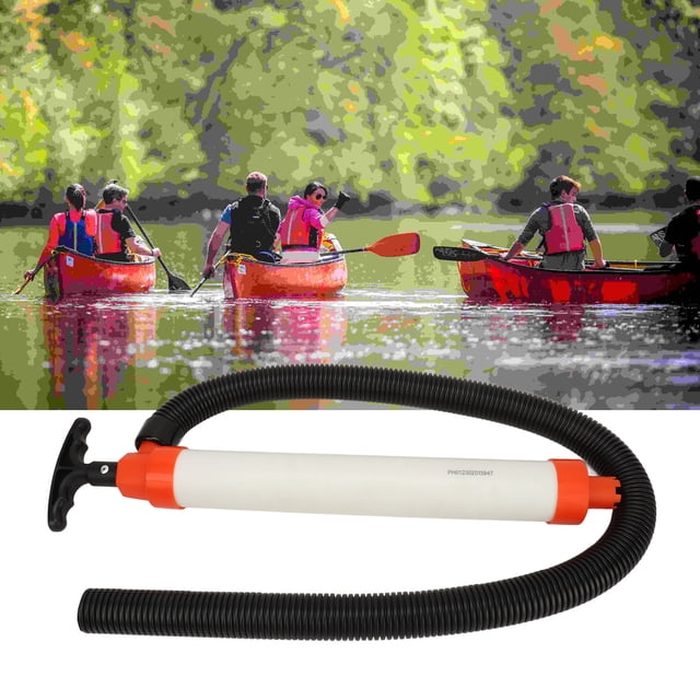 Manual Bilge Pump For Kayak Canoe Durable Portable Hand Water Pump With Hose Powerful Drainage Capacity