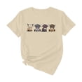thumbnail image 5 of Trendfront Womens Highland Cow Graphic T Shirt Crewneck Short Sleeve Cute Farm Animal Print Casual Everyday Tee Tops, 5 of 5
