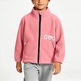 thumbnail image 7 of Toddler Boys Polar Fleece Jacket Full Zip Stand Collar Warm Outerwear Coat with Pockets Long Sleeve Fall Winter Casual Active Tops Cute Graphic School Playwear, Size 2-3 T, 7 of 7