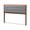 Dark Gray, variant on Baxton Studio Sarine Mid-Century Wood Tufted Queen Headboard in Light Gray