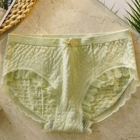 Panties for Women Bow Decor Panty Women s Seamless Panties Bubble High Elastic Seamless Cotton Breathable Mid-Waist Hip Lift Breathable Strench Briefs QIPOPIQ Clearance