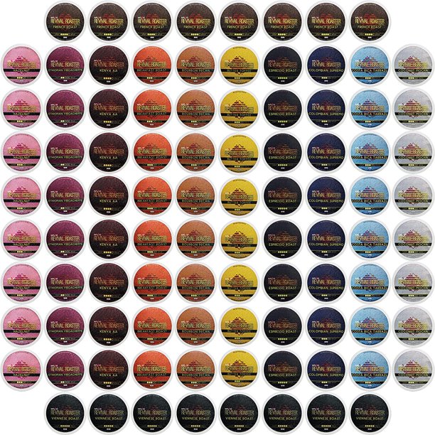 96count Variety Pack Revival Roaster (12 amazing blends) Gourmet