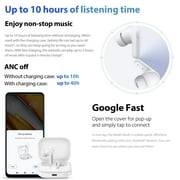 Xiaomi Redmi Buds 5 Wireless Earbuds - 46dB Active Noise Canceling, 40 Hour Battery Life, Bluetooth 5.3, White