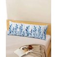 thumbnail image 5 of Blue Eucalyptus Leaves Body Pillow Cover 20 x 60 Inch Decorative Pillow Cover Farmhouse Botanical Plants Floral Lumbar Pillowcase Seasonal Rectangle Cushion Case for Couch Sofa Bed Living Room, 5 of 7