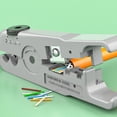 thumbnail image 6 of WHAMVOX Multifunctional Wire Stripper with LaborSaving Spring Design for Home Use Silver ABS Compact Size, 6 of 8