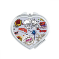 thumbnail image 1 of Cartoon Dialog Box Diagram Mirror Heart Portable Hand Pocket Makeup, 1 of 3