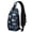 Black-7, variant on Crossbody Sling Backpack for Women Men Crazy Cute Shark Shoulder Sling Crossbody Casual Chest Bag for Travel Sports Running Hiking