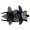 Khaki, variant on Navy Crystal Flower Hair Clip For Women French Style Barrette