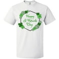 thumbnail image 3 of Inktastic Happy St. Patrick's Day Clovers T-Shirt, 3 of 5