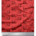 thumbnail image 1 of Soimoi Rayon Fabric Direction Compass,Lighthouse & Yacht Nautical Printed Fabric 1 Yard 42 Inch Wide, 1 of 1