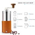 thumbnail image 3 of YASONIC Stainless Steel Portable Manual Coffee Grinder With 2 Grinder Brush, 3 of 9