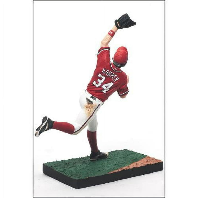 MLB Red Jersey Black Shoes Bryce Harper Action Figure 
