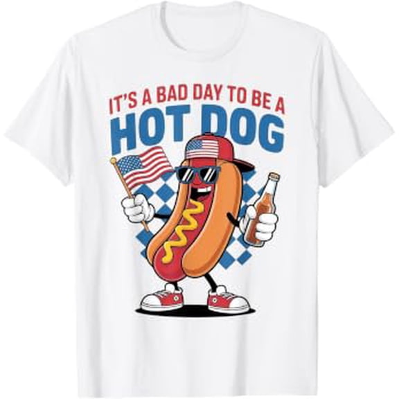 It's A Bad Day To Be A HotDog T-Shirt, Unisex T-Shirt