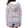 thumbnail image 3 of DISNIMO Girls Axolotl Zip Up Hoodie Kids Doughnut Hoodie with Zipper for Girls Hoodie Sweatshirts Size 14-16 Childrens Sweatshirt Boys Zip Jacket Girls Animal Print Hoodie Jackets Big Kids Polyester, 3 of 7