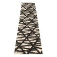 thumbnail image 5 of eCarpetGallery Runner Rug for Hallway, Kitchen, Entrance | Anti Skid, Rubber Backing, Waterproof Material | 2'2" x 14'0", Black, Ivory | 313961, 5 of 9