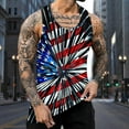 thumbnail image 5 of ZRBYWB Summer Tank Top Mens Summer Independence Day Printed Tank Tops Vest Sleeveless Top Vacation Funny Beach Vacation, 5 of 5