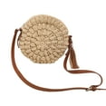 thumbnail image 1 of Bolso de paja para mujer, bolso de mano de paja, bolsos de playa de verano, cartera tipo sobre, bolsos tejidos con borlas, 1 of 6