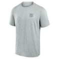 thumbnail image 2 of Men's Fanatics Gray Los Angeles Kings Front Office Tech T-Shirt, 2 of 3