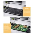 thumbnail image 2 of Large Induction Cooktop Protector Mat St. Patrick's Day Stove Top Covers for Electric Stove, Lucky Shamrock Gnomes Spring Green Decorative Stove Burner Cover Mats, Glass Top Stove Cover, 2 of 7