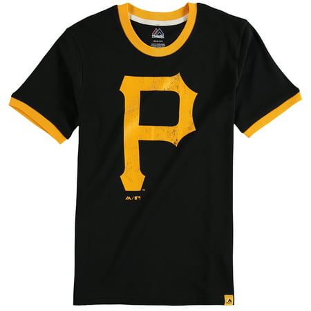 Pittsburgh Pirates Majestic Youth Baseball Stripes Ring T-Shirt -