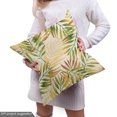 thumbnail image 5 of Ambesonne Tropical Fabric by the Yard, Exotic Hand-Drawn Pattern, 2 Yards, Pale Orange and Fern Green, 5 of 5