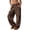 Z1Coffee1, variant on Womens Casual Pants Leopard Print Wide Leg Jeans Mid Rise Button Zip Fly Belt Loops Front Pockets Cheetah Print Full Length Casual Denim Bottoms Pants
