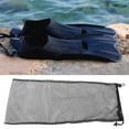 thumbnail image 4 of MOVTOTOP Durable Nylon Mesh Drawstring Bag for Snorkel Equipment with Secure Closure Black Large Capacity, 4 of 8