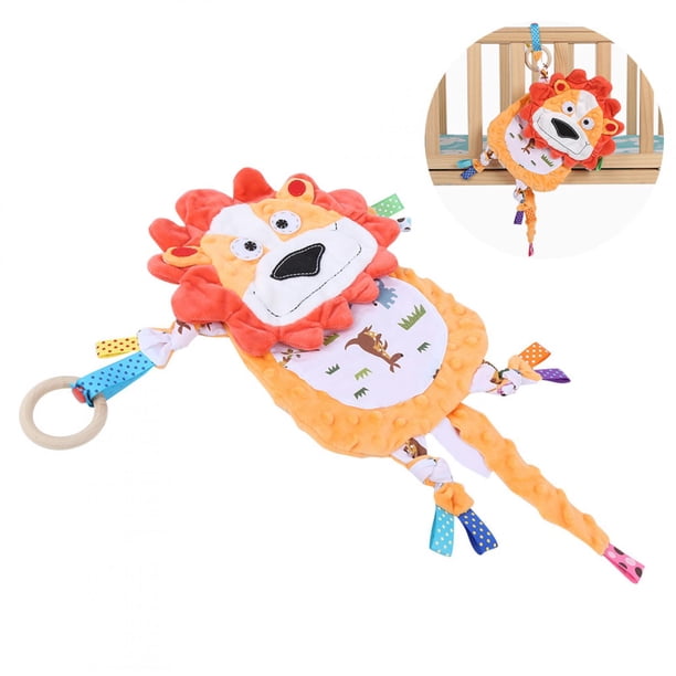 Juguete suave y reconfortante, toalla relajante para bebés, toalla relajante de dibujos animados, juguete de peluche, juguete reconfortante, rendimiento sólido