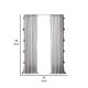 thumbnail image 5 of Juego de cortinas Benzara Xumi de 4 piezas, gris y negro, 213 x 107 cm, 5 of 5