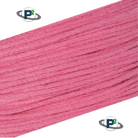 

Paracord Planet Solid Braid Poly Cotton Rope - 1/2 3/8 1/4 3/16 and 1/8 inch Sizes - Sash Cord Available in Various Colors