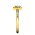 thumbnail image 4 of SuperJeweler 0.60 Carat Rose Cut Diamond Halo Ring In 14 Karat Yellow Gold For Women, 4 of 6