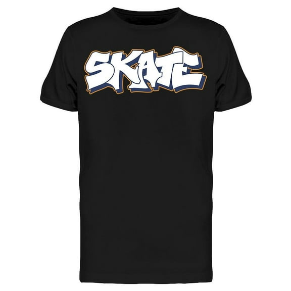 Skate Graffitti Style  T-Shirt Men -Image by Shutterstock, Male 5X-Large